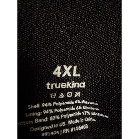 Truekind Black Bralette 4XL Wireless Stretch Comfort Bra - Picture 3 of 3